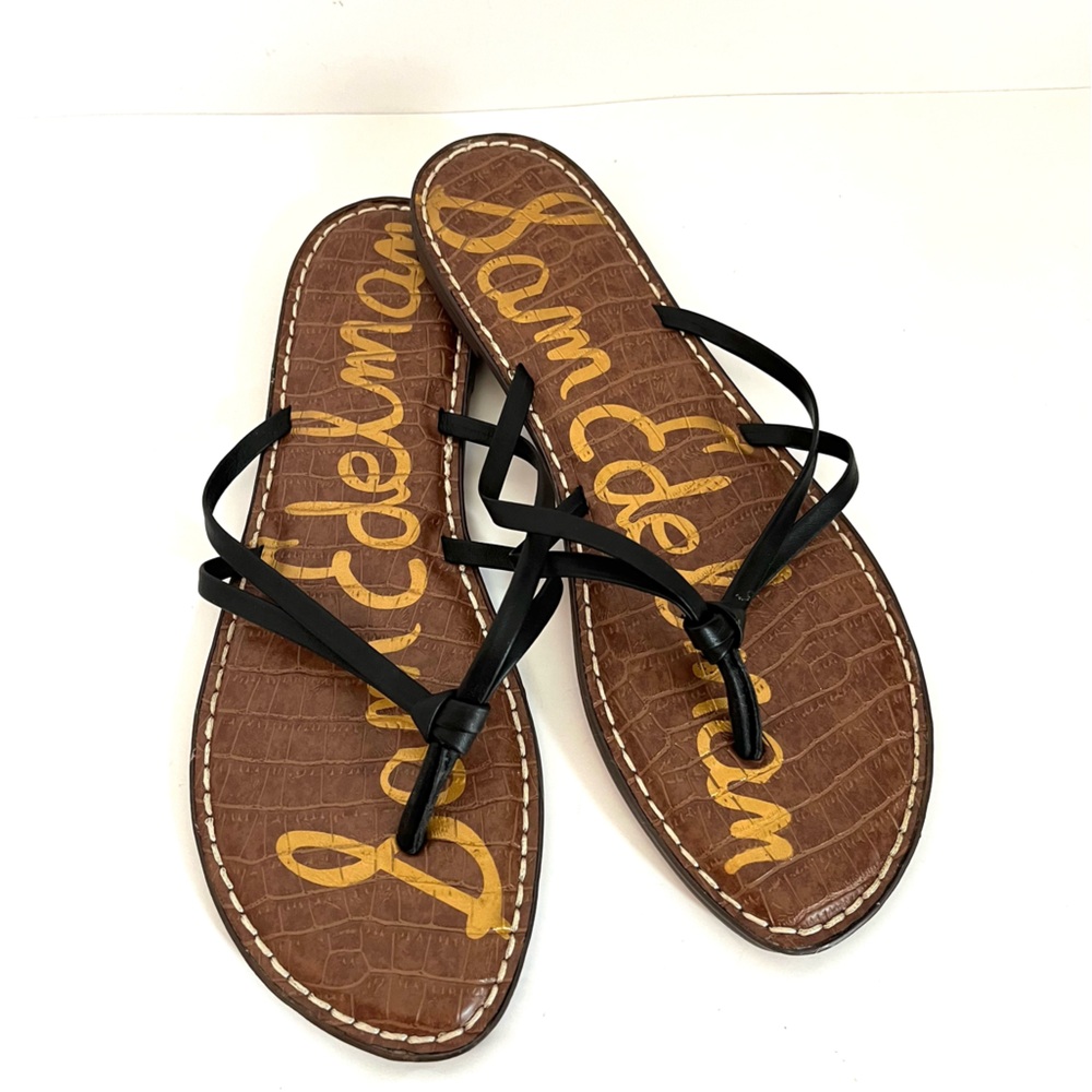 Sam Edelman Black and Brown Strappy Sandals Size 10.5 NWT